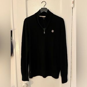 Ted Baker Mens wool quarter zip sweater